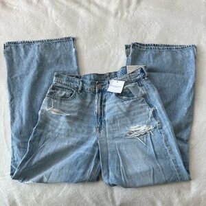 American Eagle Outfitters Dreamy Drape Super High-Rise Baggy Wide Leg